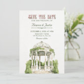 Gartenbegrünung Save The Date (Stehend Vorderseite)