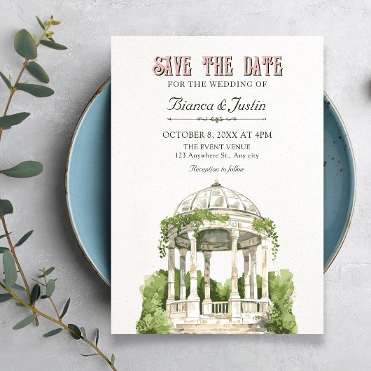 Gartenbegrünung Save The Date