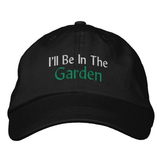 Gartenbestickter Baseballhut Bestickte Baseballkappe (Vorderseite)