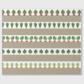 Gartenbetten Geschenkpapier (Flach)
