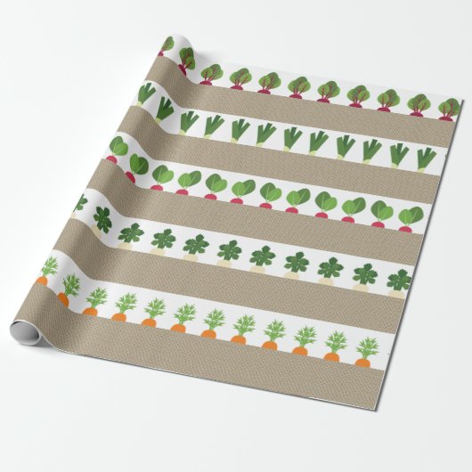 Gartenbetten Geschenkpapier (Ungerollt)