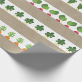 Gartenbetten Geschenkpapier (Ecke)