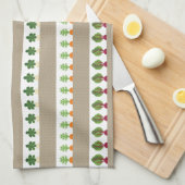 Gartenbetten Küchentücher (Viertel Falte)