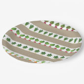 Gartenbetten Pappteller (Schrägansicht)