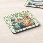 Gartenbibliothek Getränkeuntersetzer (Linke Seite)