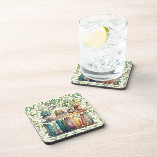 Gartenbibliothek Getränkeuntersetzer (Rechte Seite)