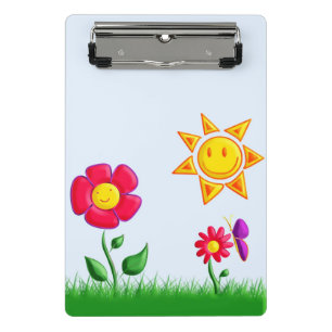 Gartenbild Mini Klemmbrett