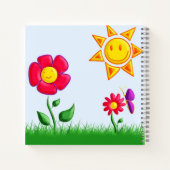 Gartenbild Notizblock (Rückseite)