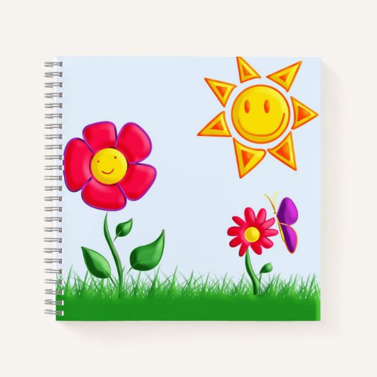 Gartenbild Notizblock (Vorderseite)