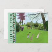 Gartenbild Postkarte (Vorne/Hinten)