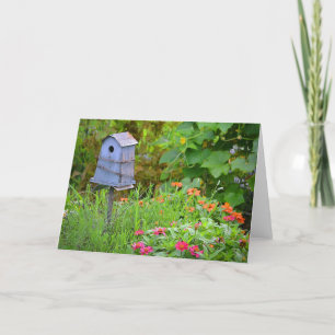 GartenBirdhouse Notecard Karte
