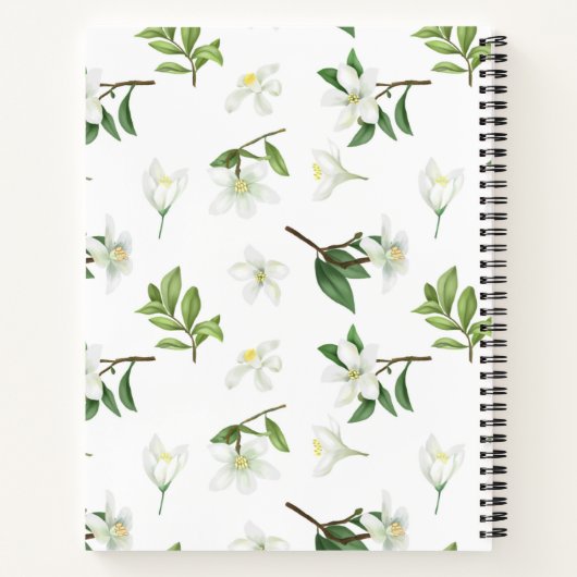 Gartenblatt Notizblock (Rückseite)