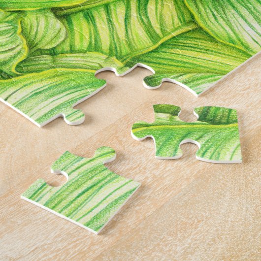 Gartenblätter Puzzle   (Seite)