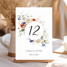 Gartenblattverkleidung Tischnummer