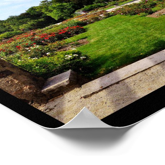 Gartenblick Poster (Ecke)