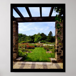 Gartenblick Poster