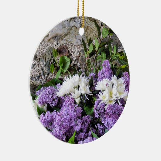 GARTENBLUME KERAMIKORNAMENT (Rechts)