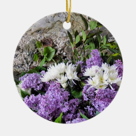 GARTENBLUME KERAMIKORNAMENT (Vorne)