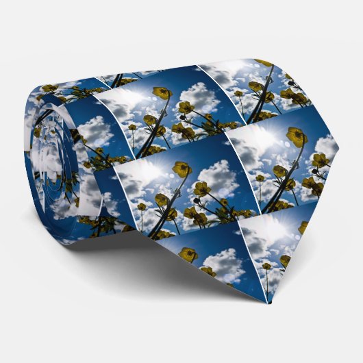 GARTENBLUME KRAWATTE (Gerollt)