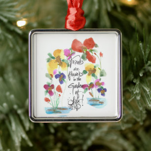 **GARTENBLUME** MEIN FREUND METALLSCHMUCK ORNAMENT AUS METALL