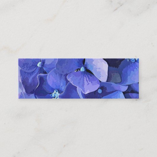 GARTENBLUME MINI VISITENKARTE (Vorderseite)