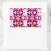 GARTENBLUME RECHTECKIGER AUFKLEBER (Tasche)