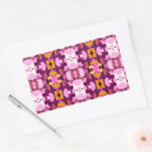 GARTENBLUME RECHTECKIGER AUFKLEBER (Umschlag)