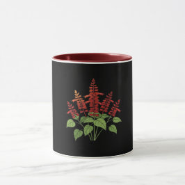 Gartenblume - Scharlachroter Salbei  Tasse