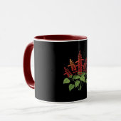 Gartenblume - Scharlachroter Salbei Tasse (Vorderseite Links)