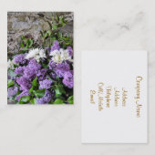 GARTENBLUME VISITENKARTE (Vorne/Hinten)