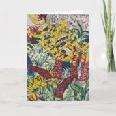 Gartenblumen | August Babberger Karte (Vorderseite)