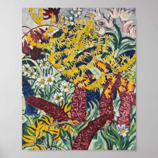 Gartenblumen | August Babberger Poster (Vorne)