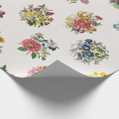Gartenblumen Geschenkpapier (Ecke)