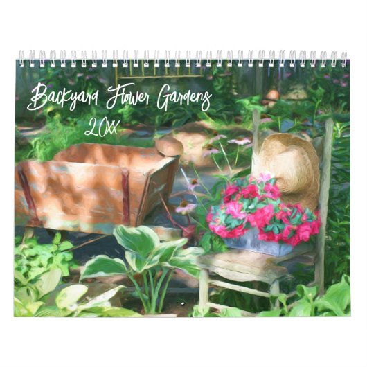 Gartenblumen im Hinterhof Kalender (Titelbild)