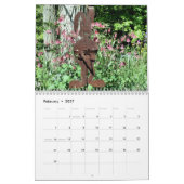 Gartenblumen im Hinterhof Kalender (Feb 2027)