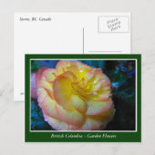 Gartenblumen in BC Postkarte (Vorne/Hinten)