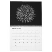 Gartenblumen in Schwarzweiß Nr. 45 Kalender (Feb 2027)