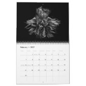 Gartenblumen in Schwarzweiß Nr. 49 Kalender (Feb 2027)