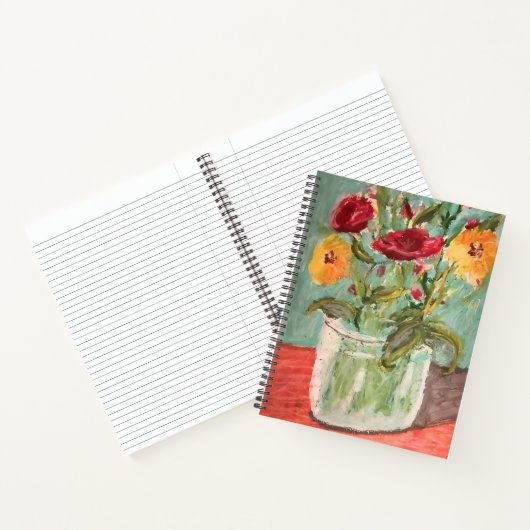 Gartenblumen Notizblock (Innenseite)