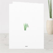 Gartenblumen Postkarte (Rückseite)
