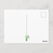 Gartenblumen Postkarte (Rückseite)
