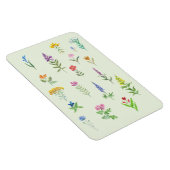 Gartenblumen Postkarte Magnet (Rechte Seite)