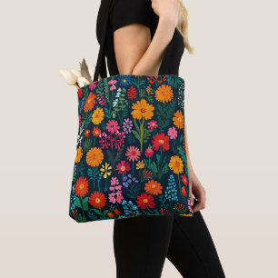 GARTENBLUMEN TASCHE