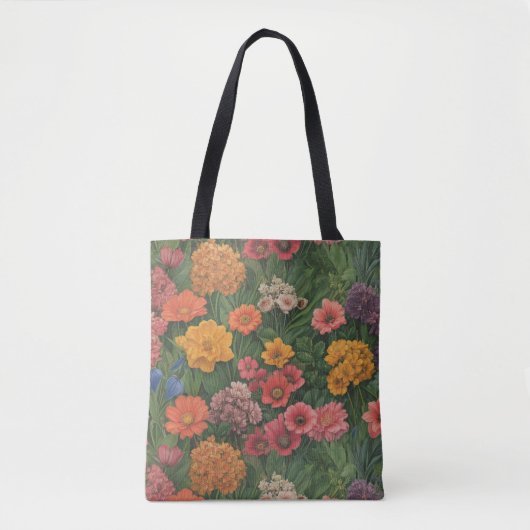 GARTENBLUMEN TASCHE (Vorderseite)