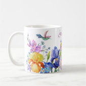 Gartenblüte Lila Blume Kaffeetasse (Links)