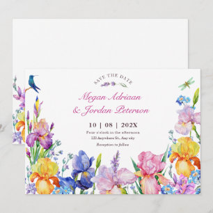 Gartenblüte Lila Blume Save The Date