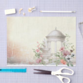 Gartenblütendecoupage Seidenpapier (Handwerk)