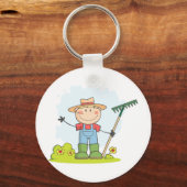 Gartenbock Schlüsselanhänger (Vorderseite)