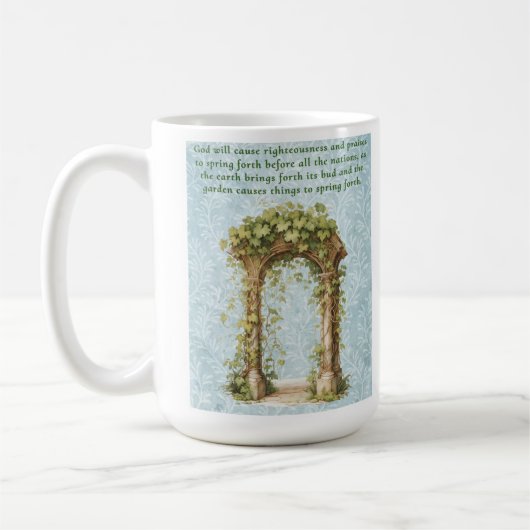 Gartenbogen Kaffeetasse (Links)
