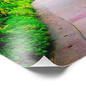 Gartenbogen-Wandkunst Fotodruck (Ecke)